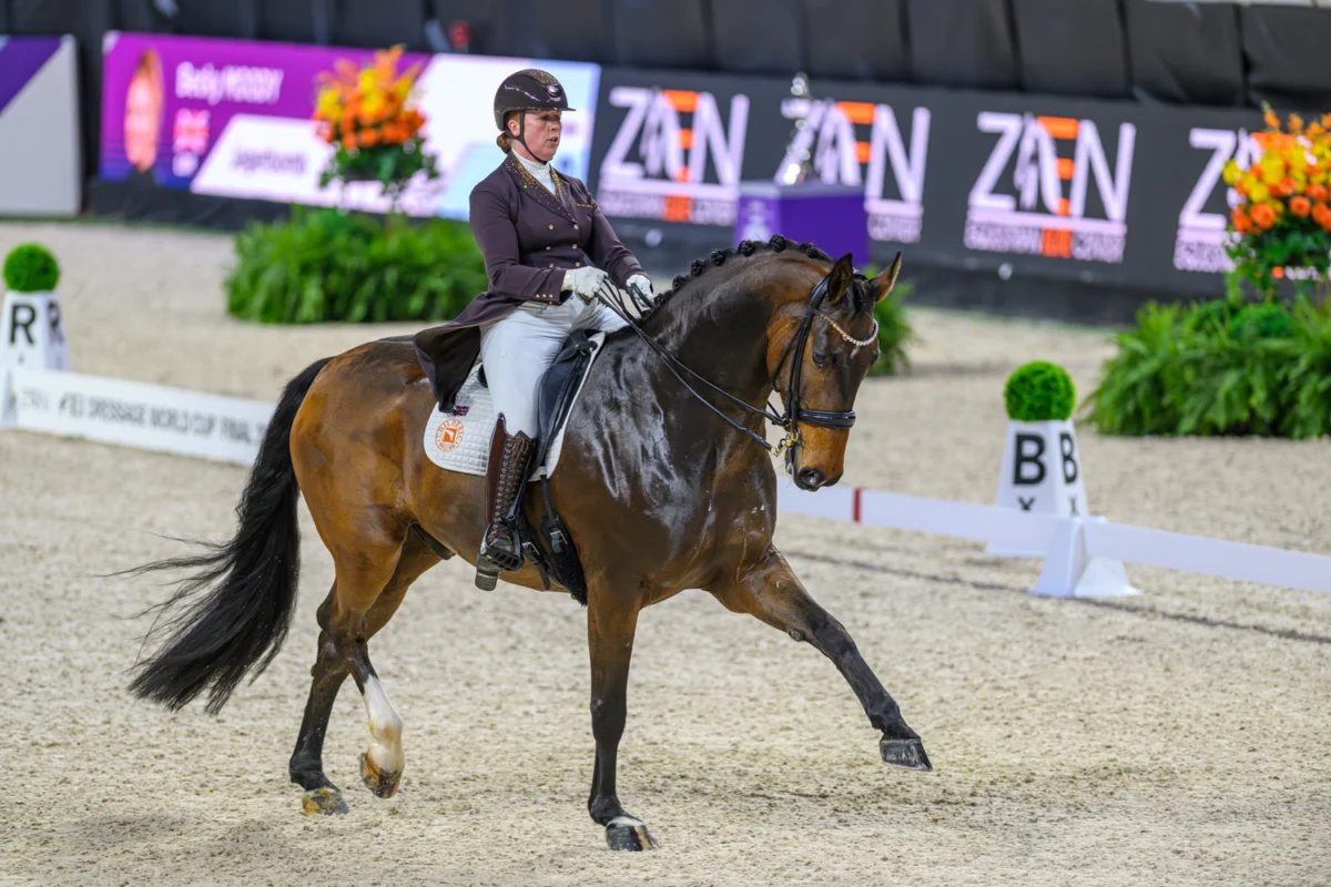 Becky Moody and Jagerbomb Clinch Grand Prix Title at Zen Elite FEI Dressage World Cup Final Amidst Enthusiastic Crowds