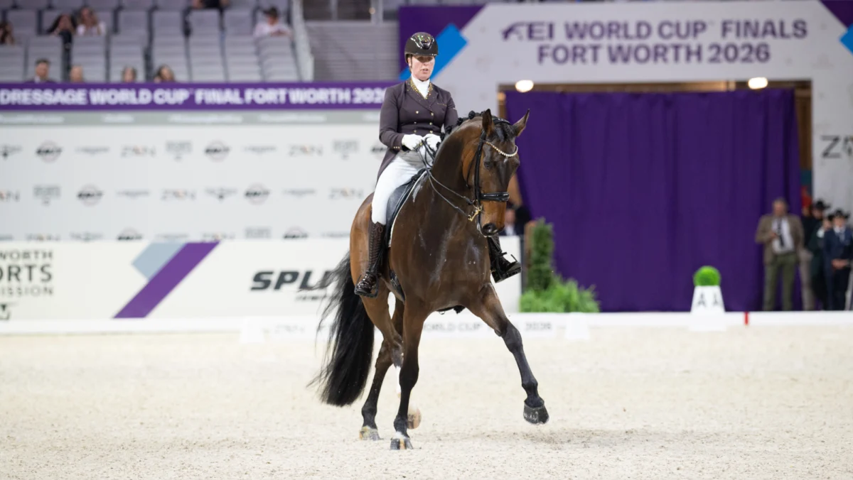 Becky Moody and Jagerbomb Take the Lead in the Zen Elite FEI Dressage World Cup Final Grand Prix