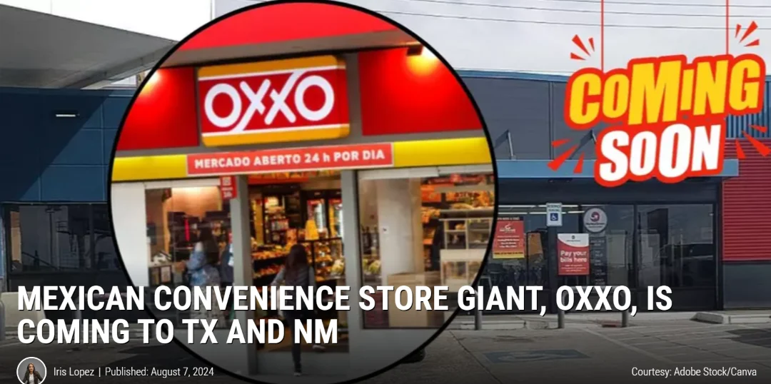 The popular Mexican convenience store brand OXXO is set to take over DK locations across Texas and New Mexico.