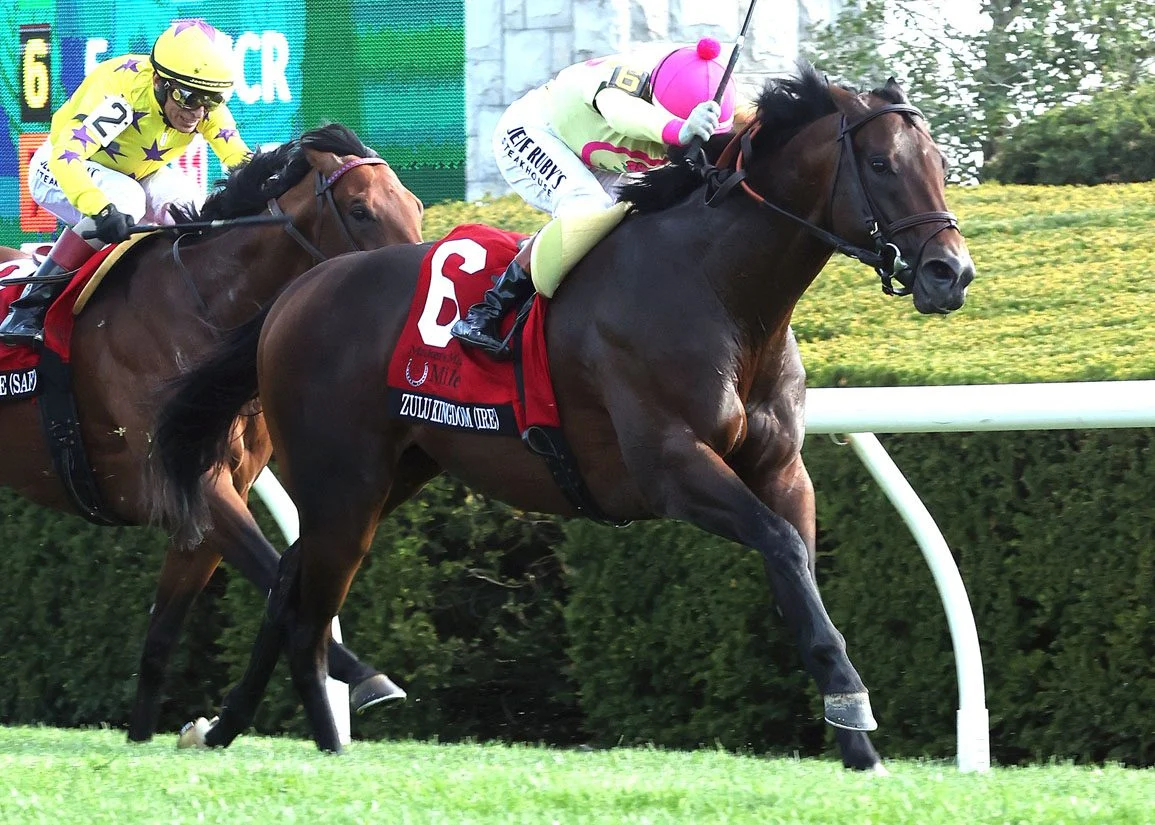 Zulu Kingdom Dominates Maker’s Mark Mile, Delivering Chad Brown His 3,000th Career Victory