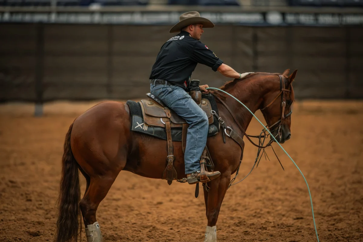 Hunter Koch and Rockk Star Crowned Champions at 2026 Old West Futurity Heeling