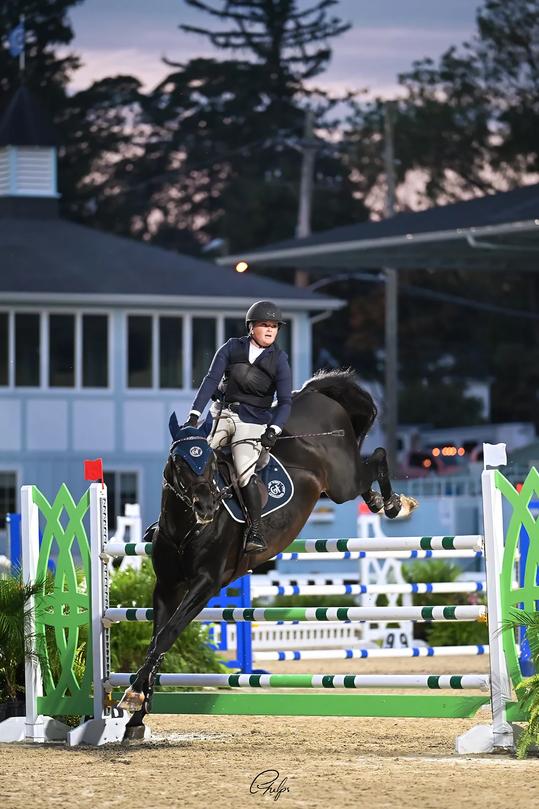 Morgan Ward-Knowlton and Qornet VD Bisschop Clinch Victory in $5,000 Welcome Jumper Stake at Devon Fall Classic