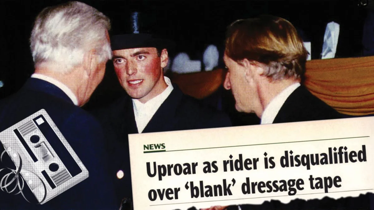 Uproar as rider is disqualified over ‘blank’ dressage tape